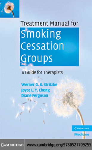 Treatment Manual for Smoking Cessation Groups: A Guide for Therapists