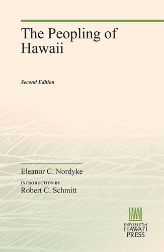 The Peopling of Hawaii: Second Edition