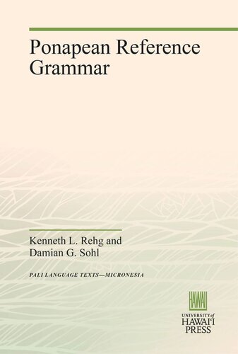 Ponapean Reference Grammar