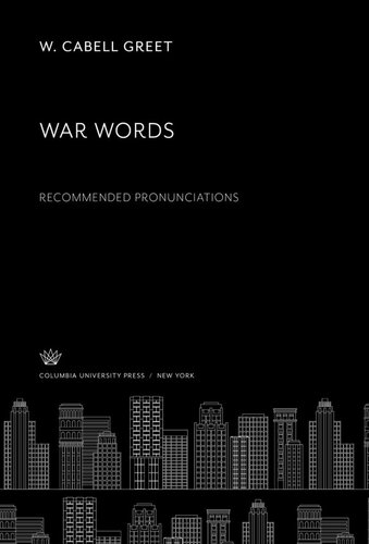 War Words: Recommended Pronunciations