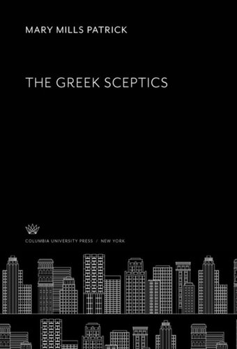 The Greek Sceptics