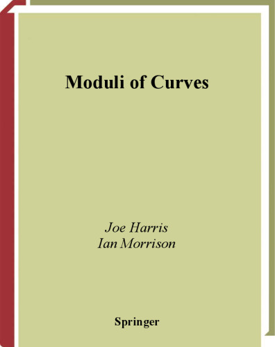 Moduli of Curves