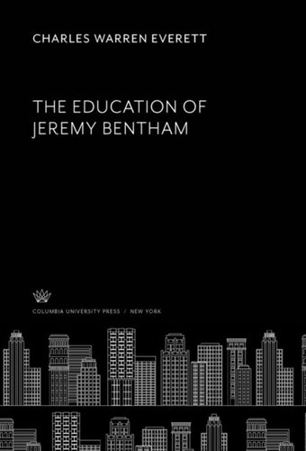 The Education of Jeremy Bentham