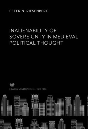 Inalienability of Sovereignty in Medieval Political Thought