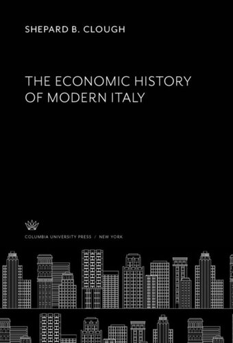 The Economic History of Modern Italy