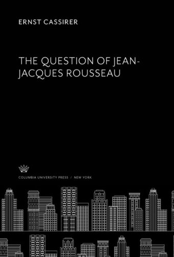 The Question of Jean-Jacques Rousseau