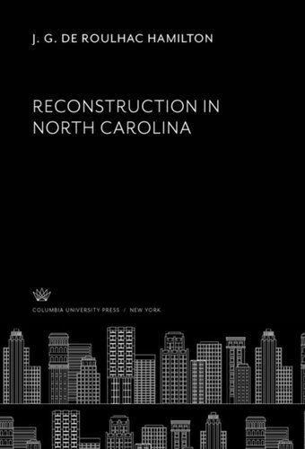 Reconstruction in North Carolina