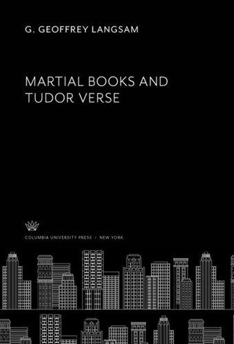 Martial Books and Tudor Verse