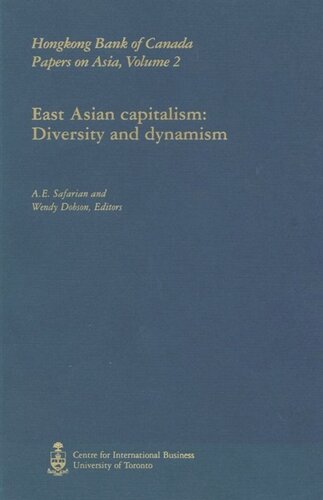 East Asian Capitalism: Diversity and Dynamism