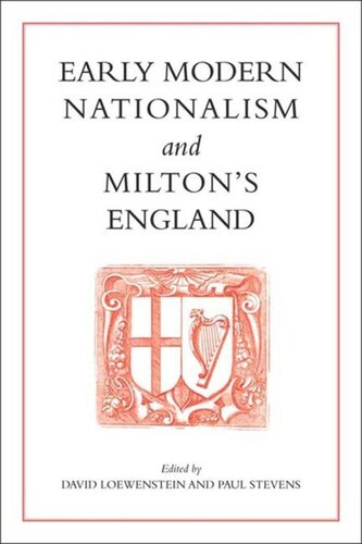 Early Modern Nationalism and Milton's England