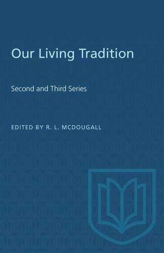 Our Living Tradition: Second and Third Series