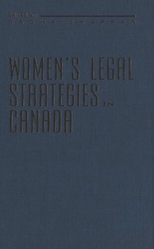 Women's Legal Strategies in Canada