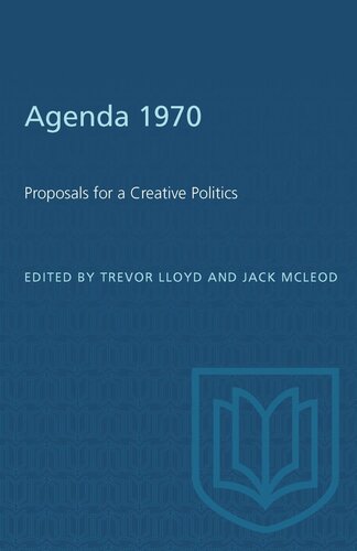 Agenda 1970: Proposals for a Creative Politics