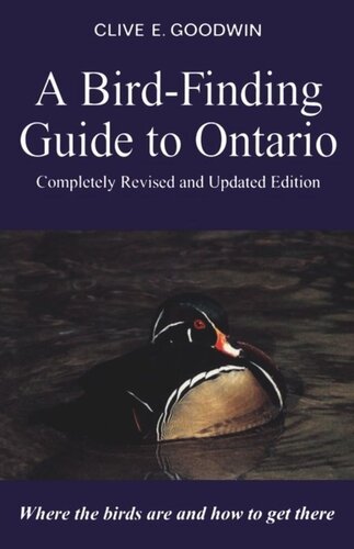 A Bird-Finding Guide to Ontario