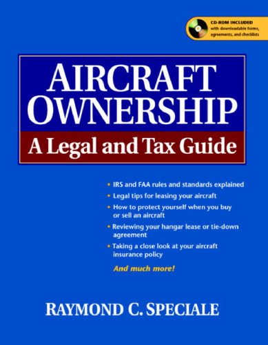 Aircraft Ownership : A Legal and Tax Guide