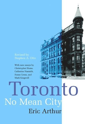 Toronto, No Mean City: Third Edition, Revised