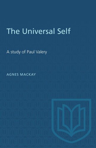 The Universal Self: A study of Paul Valery