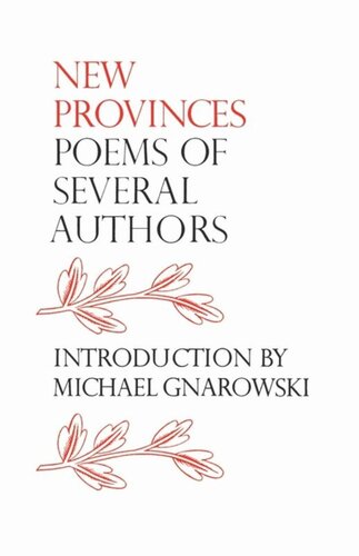 New Provinces: Poems of Several Authors