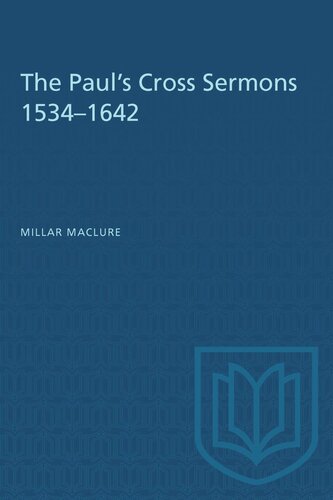 The Paul's Cross Sermons 1534–1642