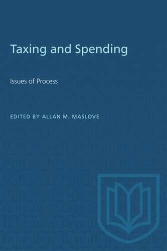 Taxing and Spending: Issues of Process