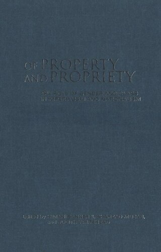 Of Property and Propriety: The Role of Gender and Class in Imperialism and Nationalism