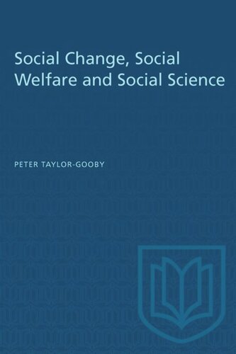 Social Change, Social Welfare and Social Science