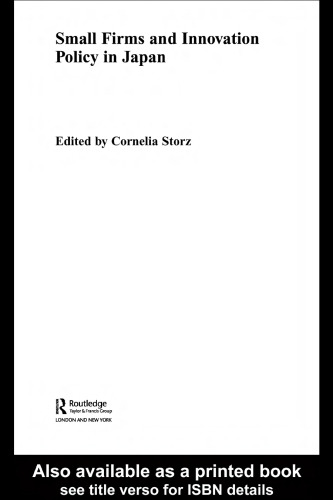 Small Firms and Innovation Policy in Japan 