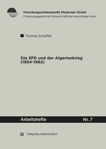 Die SPD und der Algerienkrieg 1954-1962