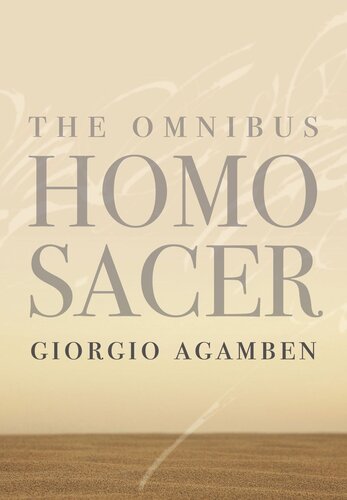 The Omnibus <i>Homo Sacer</i>