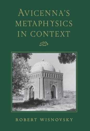 Avicenna's Metaphysics in Context