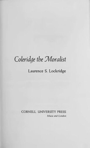 Coleridge the Moralist