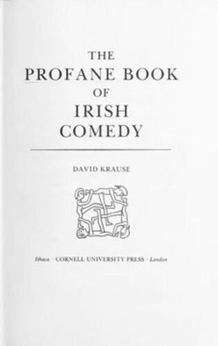 The Profane Book of Irish Comedy