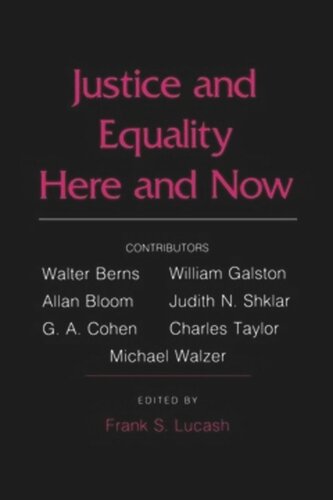 Justice and Equality Here and Now