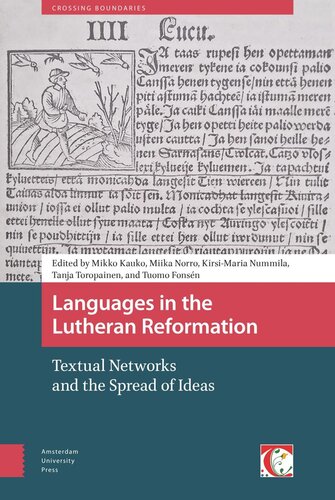 Languages in the Lutheran Reformation: Textual Networks and the Spread of Ideas