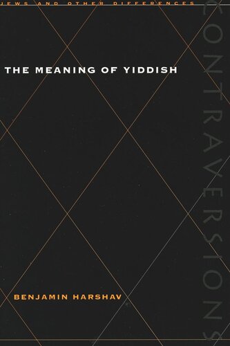 The Meaning of Yiddish