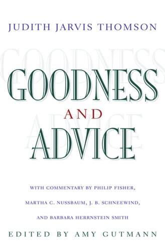 Goodness and Advice