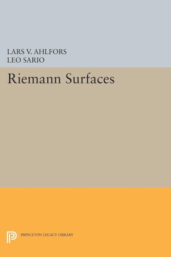 Riemann Surfaces: (PMS-26)