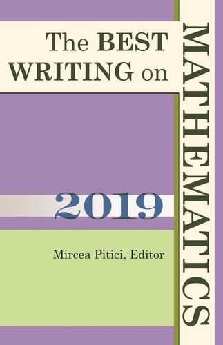 The Best Writing on Mathematics 2019