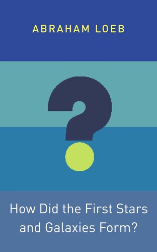 How Did the First Stars and Galaxies Form?