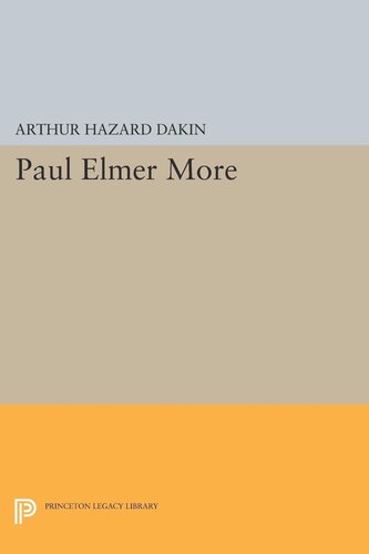 Paul Elmer More