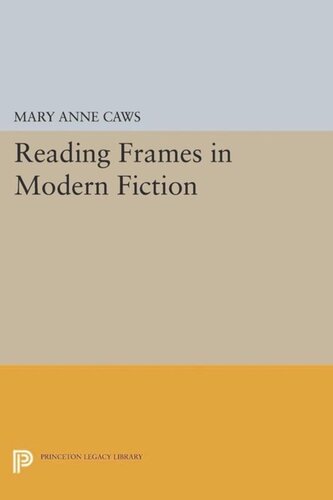 Reading Frames in Modern Fiction