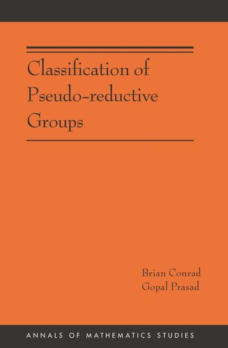 Classification of Pseudo-reductive Groups (AM-191)