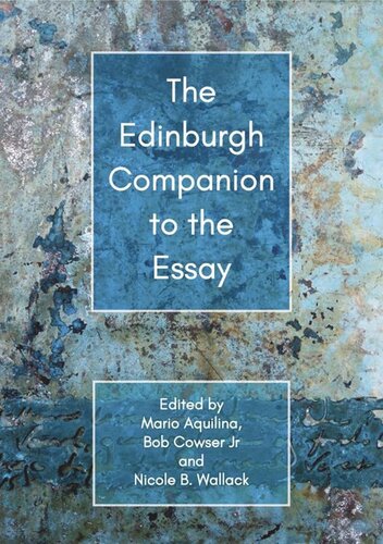 The Edinburgh Companion to the Essay