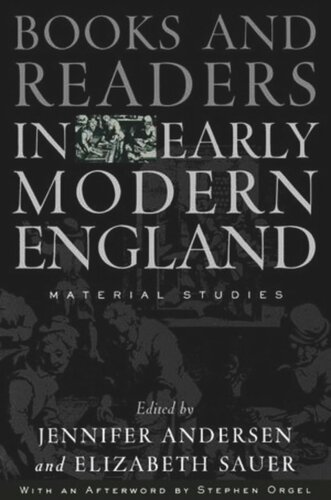 Books and Readers in Early Modern England: Material Studies