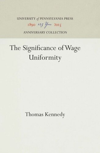 The Significance of Wage Uniformity