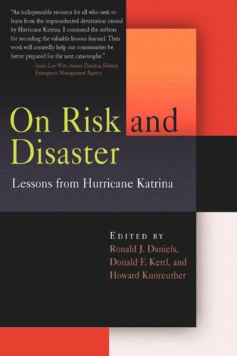 On Risk and Disaster: Lessons from Hurricane Katrina