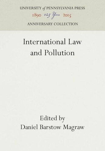 International Law and Pollution