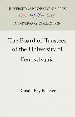 The Board of Trustees of the University of Pennsylvania