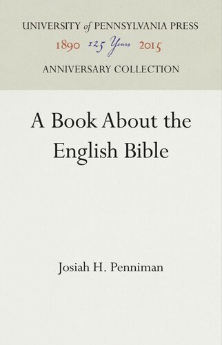 A Book About the English Bible