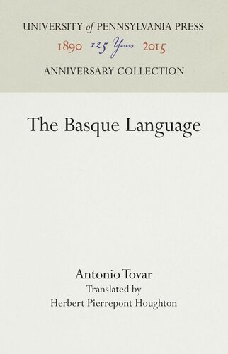 The Basque Language